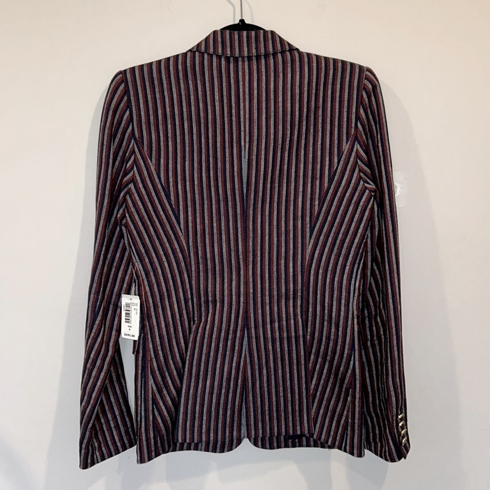Smythe Stripe Cotton Blazer - Picture 9 of 9